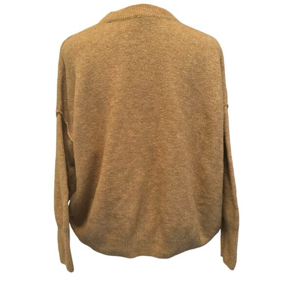 Vince Camuto Women's Center Seam Warm & Cozy Crewneck Sweater Latte Heather XL - Picture 2 of 9